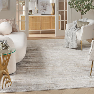 The Rug Corner Nourison Home Glitz GLZ10 CRMGY Area Rugs  