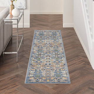The Rug Corner Nourison Home Allur ALR03 LTBLU Area Rugs  