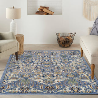 The Rug Corner Nourison Home Allur ALR03 LTBLU Area Rugs  