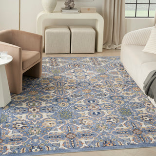The Rug Corner Nourison Home Allur ALR03 LTBLU Area Rugs  