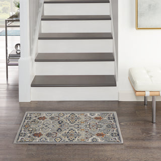 The Rug Corner Nourison Home Allur ALR03 GREY Area Rugs  