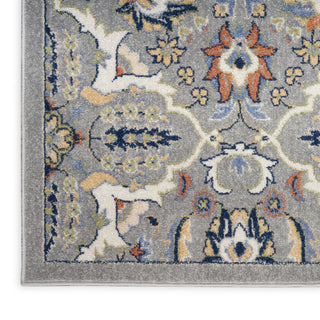 The Rug Corner Nourison Home Allur ALR03 GREY Area Rugs  