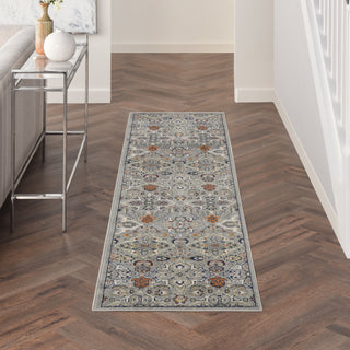 The Rug Corner Nourison Home Allur ALR03 GREY Area Rugs  