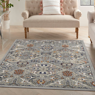 The Rug Corner Nourison Home Allur ALR03 GREY Area Rugs  