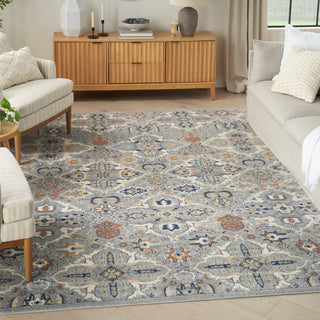 The Rug Corner Nourison Home Allur ALR03 GREY Area Rugs  