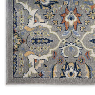 The Rug Corner Nourison Home Allur ALR03 GREY Area Rugs  