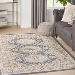 The Rug Corner Nourison Home Nourison Home - Serenity Home Ivory/Blue Area Rug SRH01  