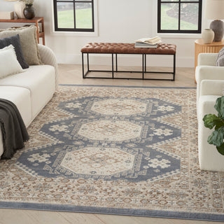 The Rug Corner Nourison Home Nourison Home - Serenity Home Ivory/Blue Area Rug SRH01  