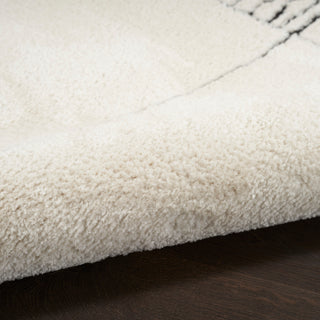 The Rug Corner Nourison Home Nourison Home - Modern Comfort Ivory/Black Area Rug MNC02  