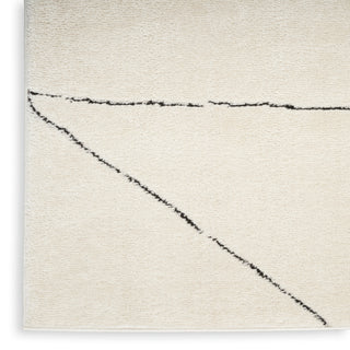 The Rug Corner Nourison Home Nourison Home - Modern Comfort Ivory/Black Area Rug MNC02  