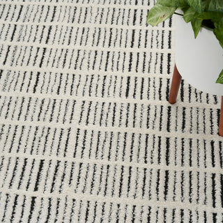 The Rug Corner Nourison Home Nourison Home - Modern Comfort Ivory/Black Area Rug MNC03  