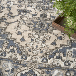 The Rug Corner Nourison Home Nourison Home - Quarry Ivory/Blue Area Rug QUA05  