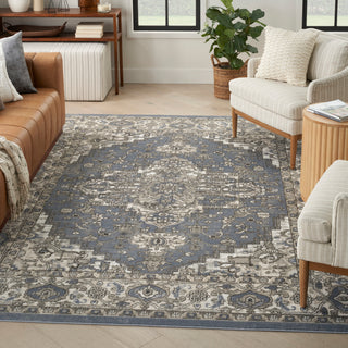 The Rug Corner Nourison Home Quarry QUA05 BLUE Area Rugs  
