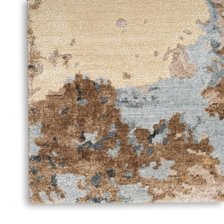 The Rug Corner Nourison Home Silk Shadows SHA23 BGEBL Area Rugs  