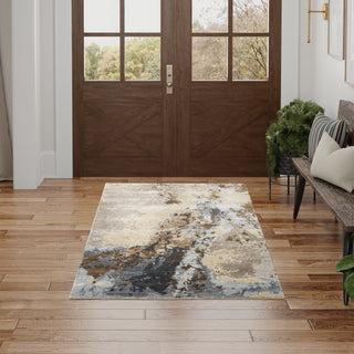 The Rug Corner Nourison Home Silk Shadows SHA23 BGEBL Area Rugs  