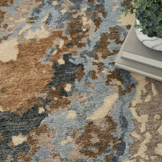 The Rug Corner Nourison Home Silk Shadows SHA23 BGEBL Area Rugs  