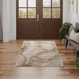 The Rug Corner Nourison Home Silk Shadows SHA24 BGSIL Area Rugs  