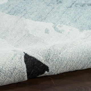 The Rug Corner Nourison Home Nourison Home - Silk Shadows Blue/Pink Area Rug SHA25  