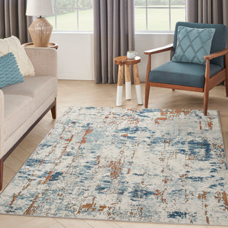 The Rug Corner Nourison Home Nourison Home - Quarry Beige/Blue Area Rug QUA01  