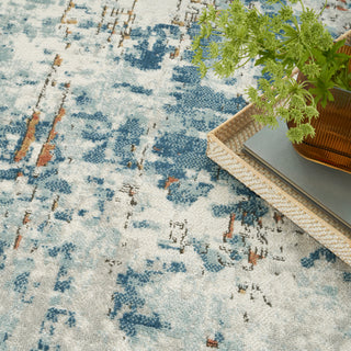 The Rug Corner Nourison Home Nourison Home - Quarry Beige/Blue Area Rug QUA01  
