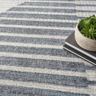 The Rug Corner Nourison Home Nourison Home - Astra Machine Washable Ivory/Blue Area Rug ASW03  