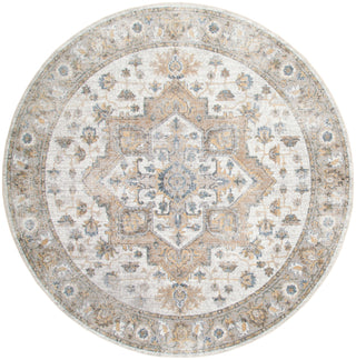Nourison Home - Astra Machine Washable Silver/Green Area Rug ASW12