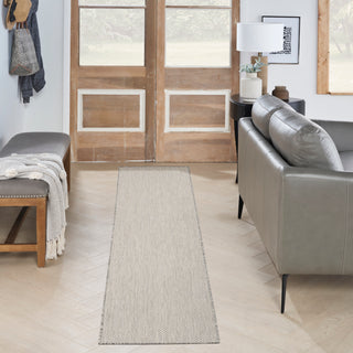 The Rug Corner Nourison Home Nourison Home - Courtyard Ivory/Silver Area Rug COU01  