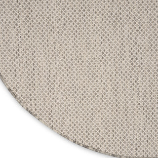 The Rug Corner Nourison Home Nourison Home - Courtyard Ivory/Silver Area Rug COU01  