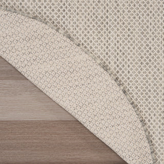 The Rug Corner Nourison Home Nourison Home - Courtyard Ivory/Silver Area Rug COU01  