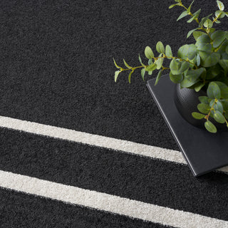 The Rug Corner Nourison Home Nourison Home - Nourison Essentials Black/Ivory Area Rug NRE02  