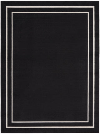 The Rug Corner Nourison Home Nourison Home - Nourison Essentials Black/Ivory Area Rug NRE02  