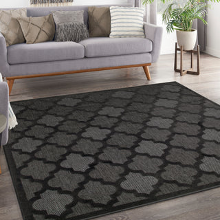 The Rug Corner Nourison Home Nourison Home - Easy Care Black Area Rug NES01  