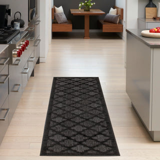 The Rug Corner Nourison Home Nourison Home - Easy Care Black Area Rug NES01  