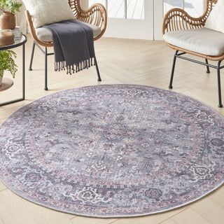 The Rug Corner Nourison Home New Concept Washables SR104 GREY Area Rugs  