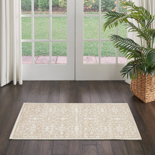 The Rug Corner Nourison Home Nourison Home - Jubilant Ivory/Beige Area Rug JUB06  