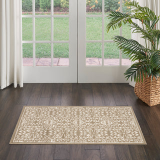The Rug Corner Nourison Home Jubilant JUB06 TAUPE Area Rugs  