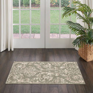 The Rug Corner Nourison Home Jubilant JUB09 OLIVE Area Rugs  
