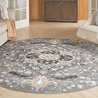 The Rug Corner Nourison Home Elation ETN09 GREY Area Rugs  