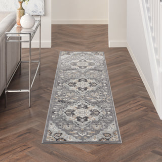 The Rug Corner Nourison Home Nourison Home - ELatteion Ivory/Green Area Rug ETN09  