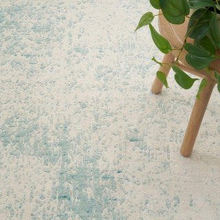 Nourison Home - Harmony Ivory/Aqua Area Rug HAY02