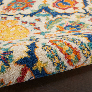 The Rug Corner Nourison Home Nourison Home - Allur Ivory/Multi-Color Area Rug ALR03  