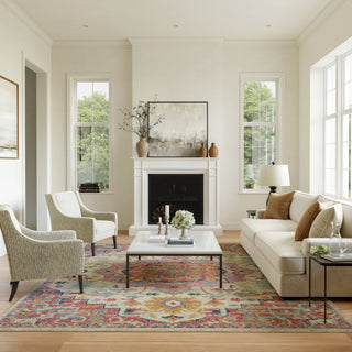 The Rug Corner Nourison Home Nourison Home - Passion Ivory/Pink Area Rug PSN25  