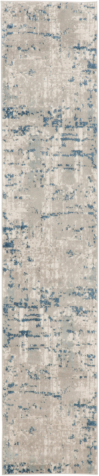 The Rug Corner Nourison Home Nourison Home - Quarry Ivory/Blue Area Rug QUA01  