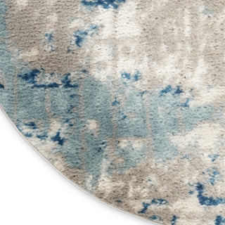 The Rug Corner Nourison Home Nourison Home - Quarry Ivory/Blue Area Rug QUA01  