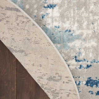 The Rug Corner Nourison Home Nourison Home - Quarry Ivory/Blue Area Rug QUA01  