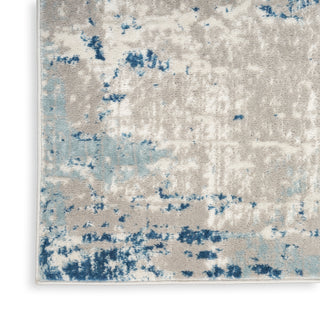 The Rug Corner Nourison Home Nourison Home - Quarry Ivory/Blue Area Rug QUA01  