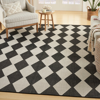 The Rug Corner Nourison Home Positano POS04 BLACK Area Rugs  