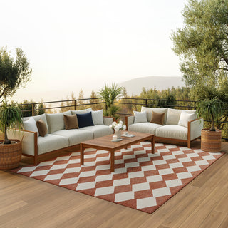 The Rug Corner Nourison Home Nourison Home - Positano Terracotta Area Rug POS04  