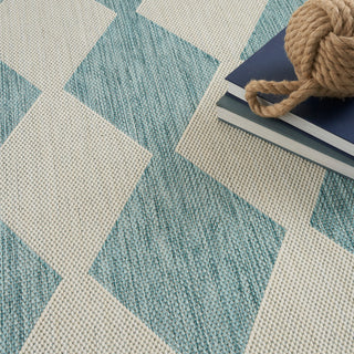 The Rug Corner Nourison Home Positano POS04 AQUA Area Rugs  
