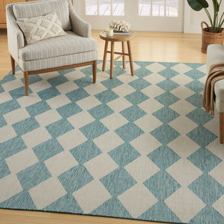 The Rug Corner Nourison Home Positano POS04 AQUA Area Rugs  